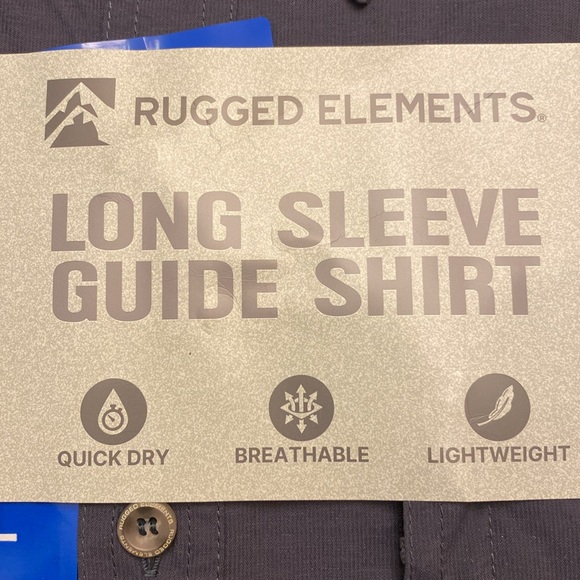 Rugged Elements Men’s Long sleeve Guide Shirt, NWT - Picture 2 of 3
